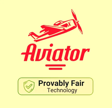 Provably Fair technology certification mark for Aviator